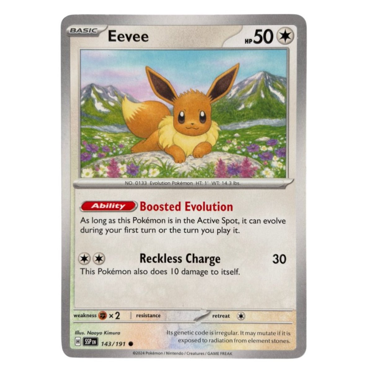Eevee 143/191 (Boosted Evolution)