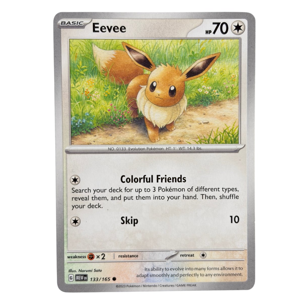 Eevee 133/165 (Pokémon 151)