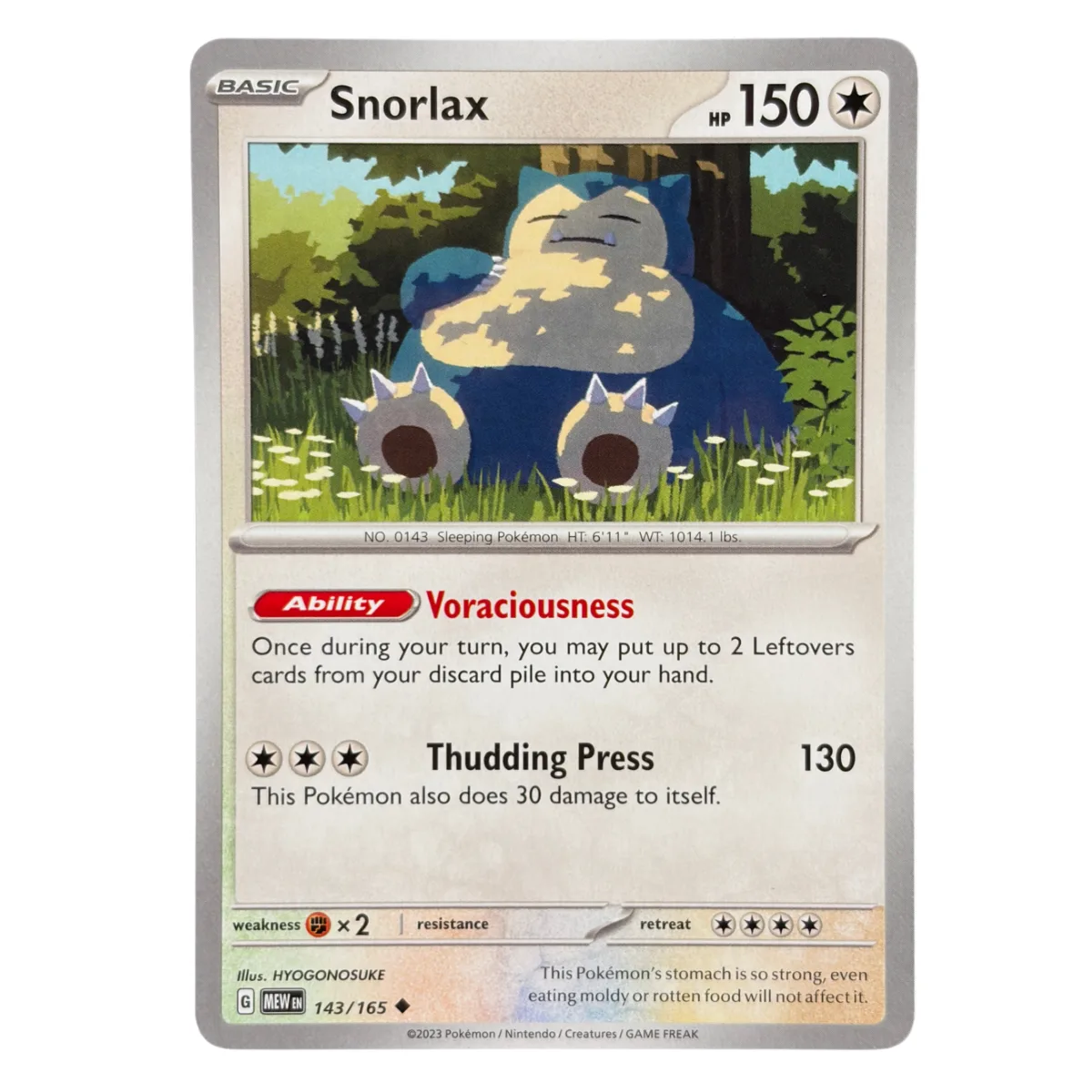 Snorlax 143/165